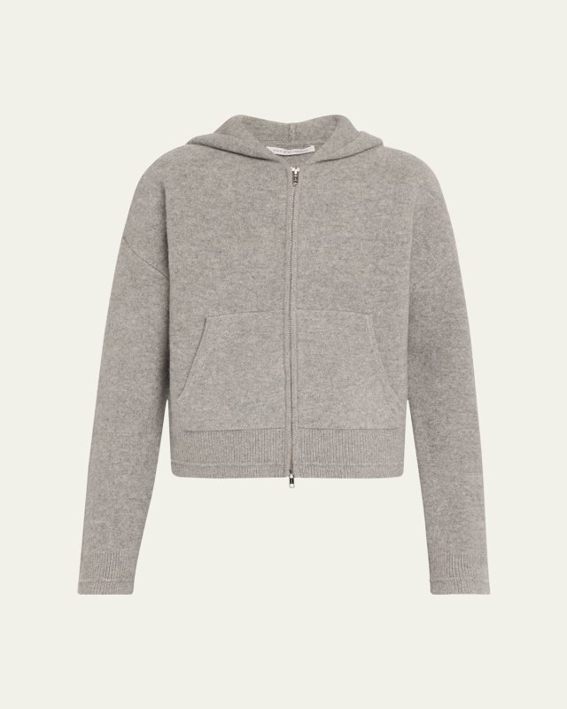 Hooded Felt Merino Wool Jacket
